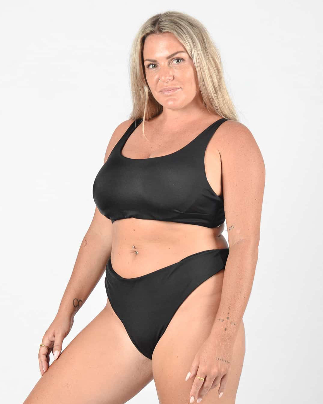 Bikini Top Audrey, Bikini Bottom Dusk, black