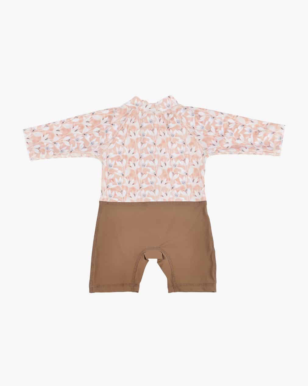 Malia Kids Swimsuit mocha/flowers