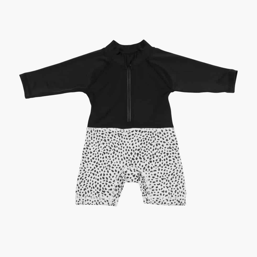 Malia Swimsuit in black/salty leo