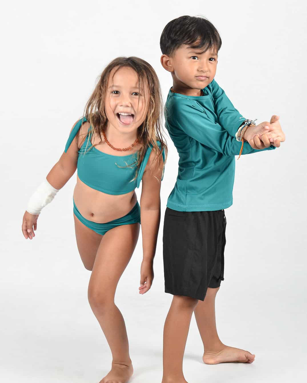 Mia Girl Bikini in deep sea and Marlon Lycra