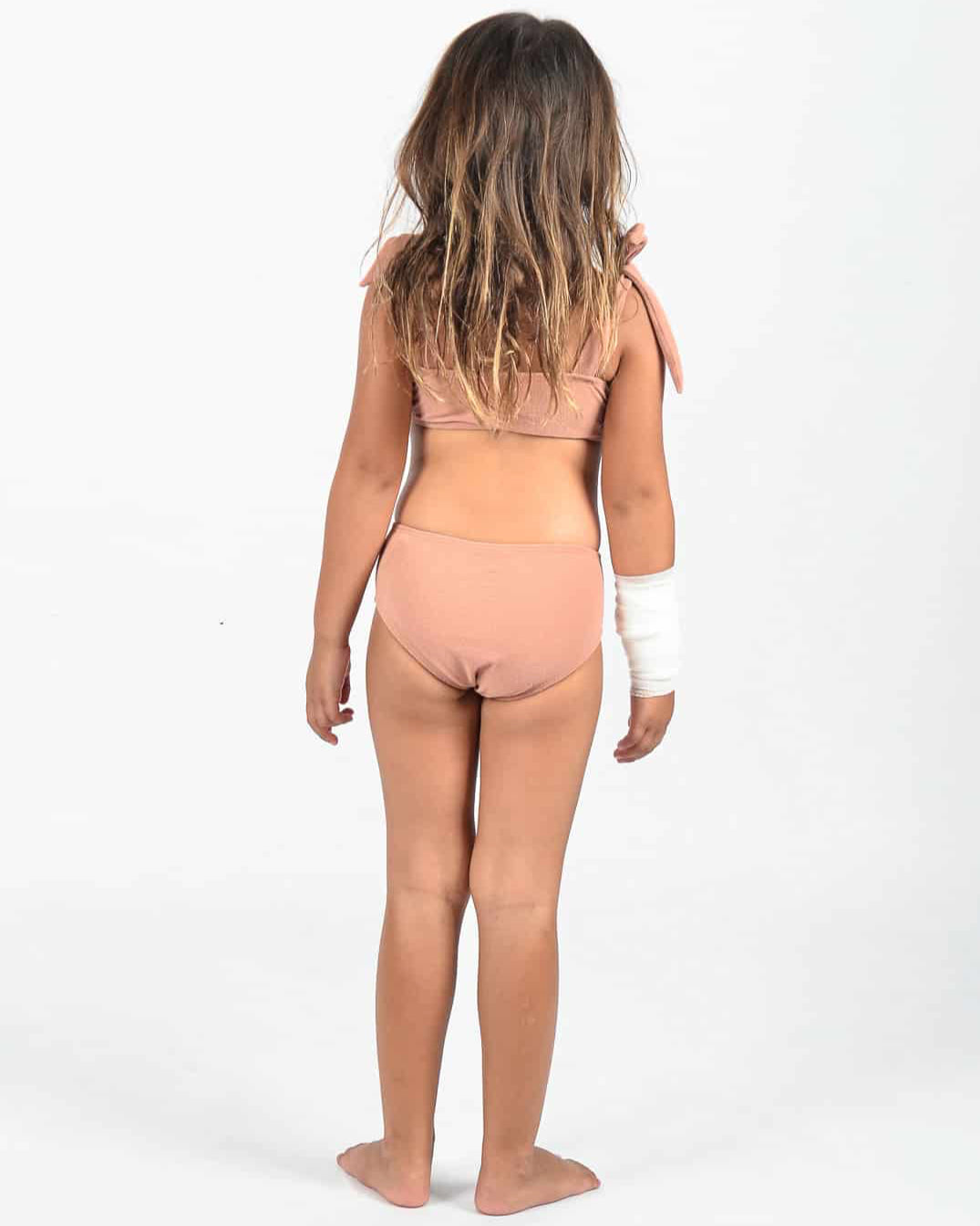 MAIN Design Mia Girls Bikini in rhubarb pie