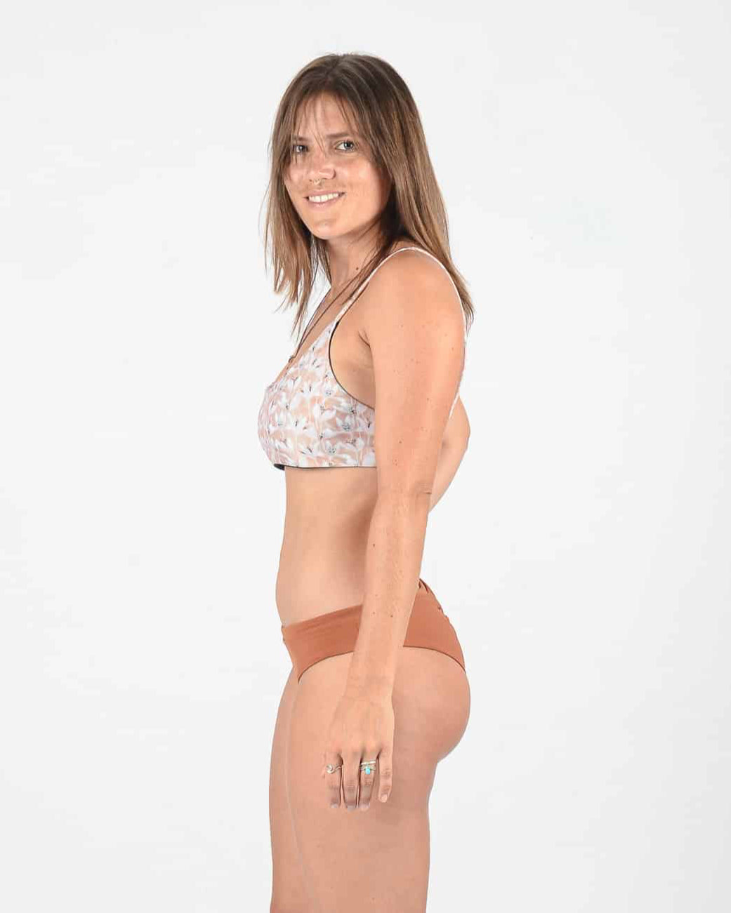 Sassy Bikini Top in flowers