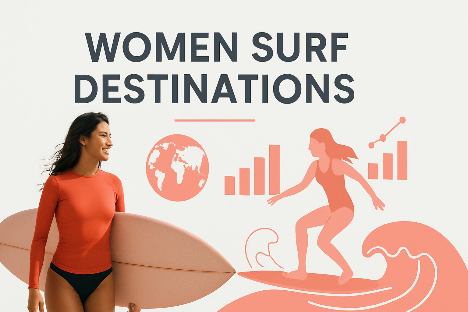 9 Traumhafte Women Surf Destinations für 2025