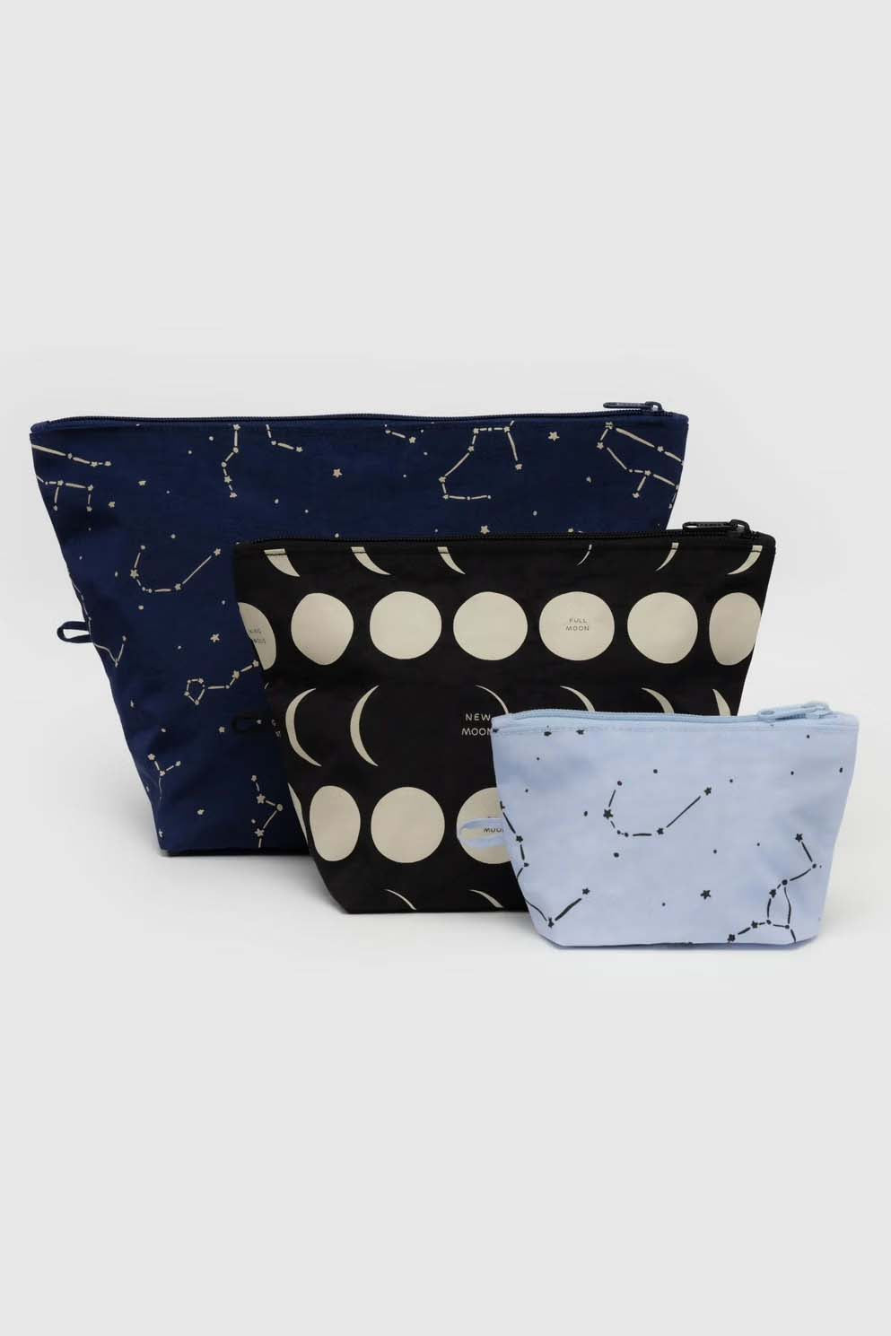 BAGGU Go Pouch Set in der Farbe Night Sky