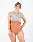 Divine Surf Suit in caramel/salty-leo