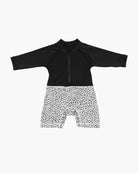 Malia Swimsuit in black/salty leo