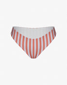 Die Luxe Bikinihose von Main Design besticht durch ihren brasilianischen Schnitt mit rot-weißen Längsstreifen. Hergestellt aus nachhaltigen Materialien, besticht sie durch ihr schlichtes, symmetrisches Design, das sowohl Stil als auch Umweltfreundlichkeit vereint.