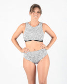 Flare Surf Bikini Top, Alice Bikini Bottom, black-salty leo