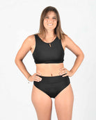 Flare Surf Bikini Top, Alice Bikini Bottom, black-salty leo