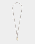 Silver necklace long