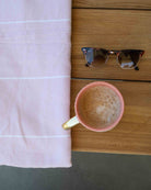 Nachhaltiges Maxi Strandtuch De La Mer Strandtuch powder pink,  Main Design
