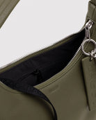 Nachhaltiges BAGGU Mini Recycled Leather Shoulder Bag Tasche black,  Main Design